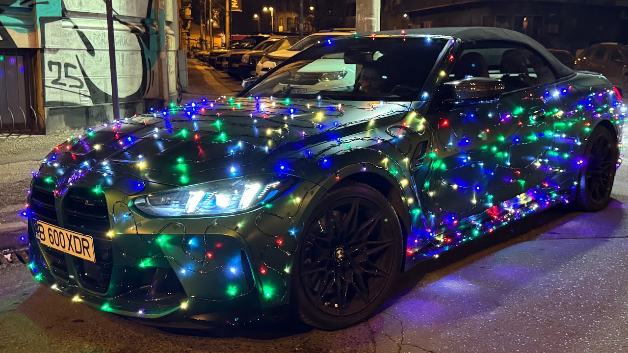 Снимаем рождественские гирлянды. Это плохо? #машины #автомобили #bmw