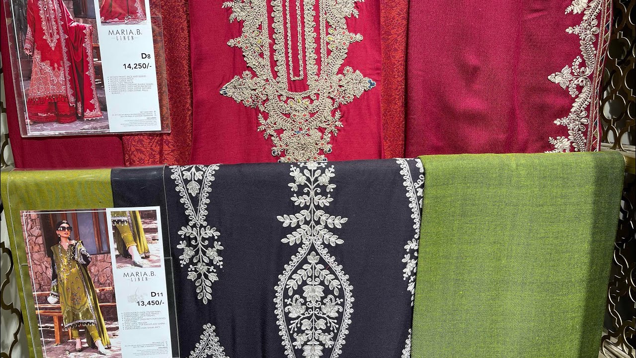 Maria b new linen collection and Sale