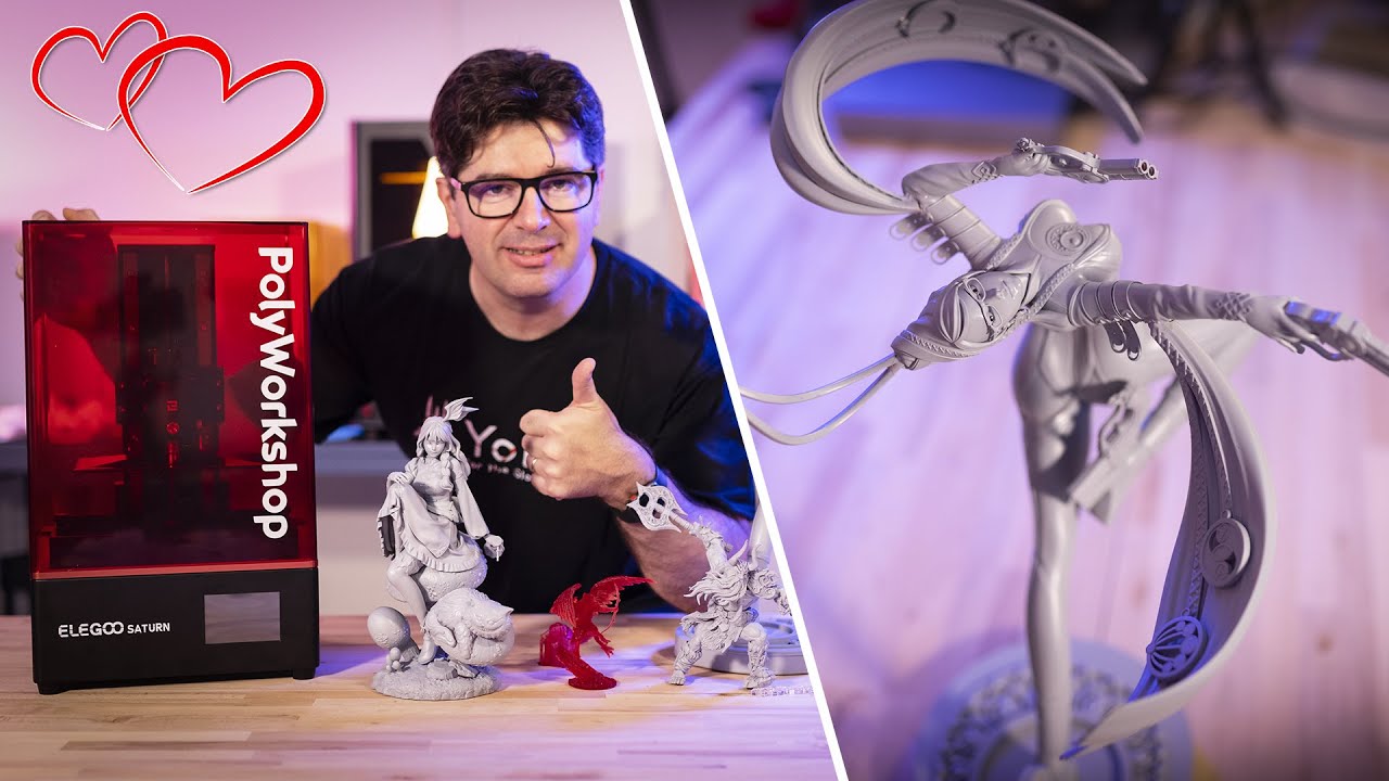 ELEGOO SATURN : Mon imprimante 3D résine préférée ! + Mercury X