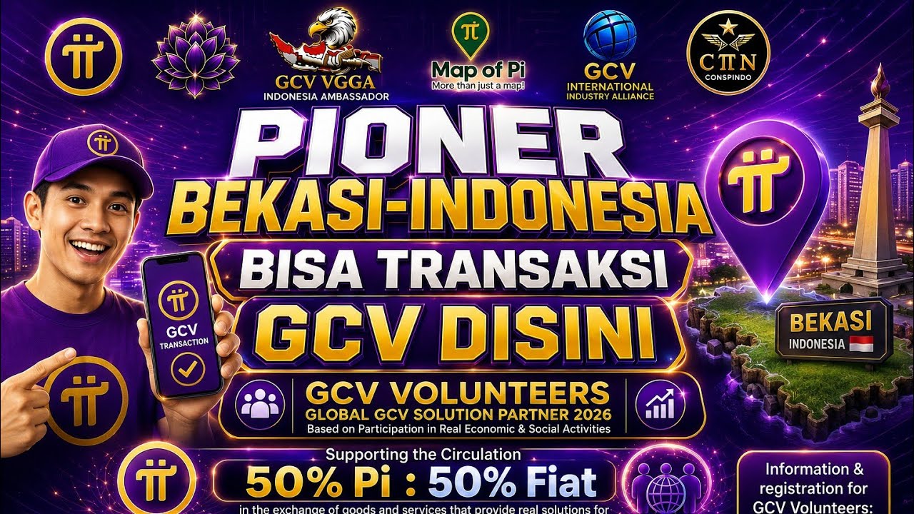 PINETWORK TERBARU~PIONER BEKASI-INDONESIA BISA TRANSAKSI GCV DISINI