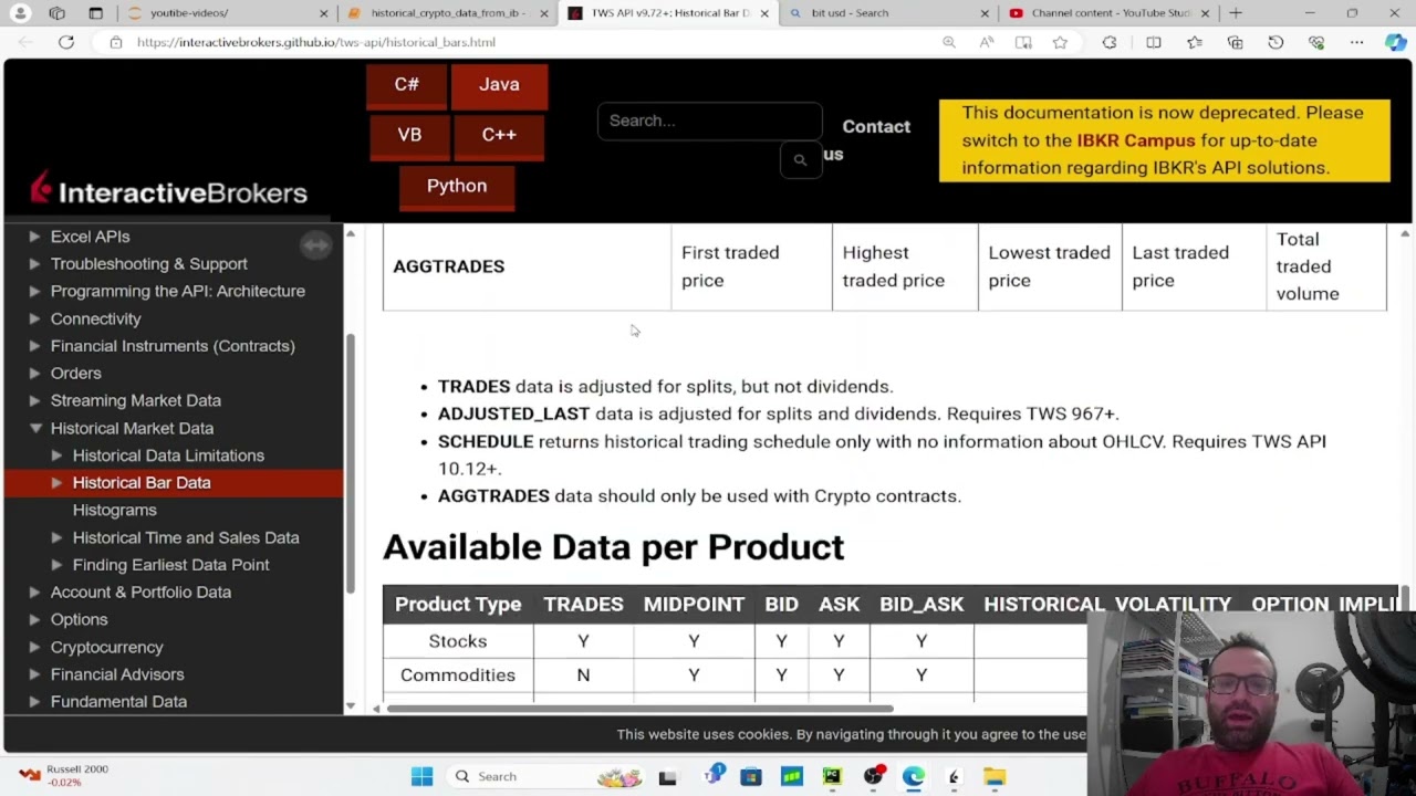 Pulling High Frequency Bitcoin and Ethereum Data&nbsp;in&nbsp;Python
