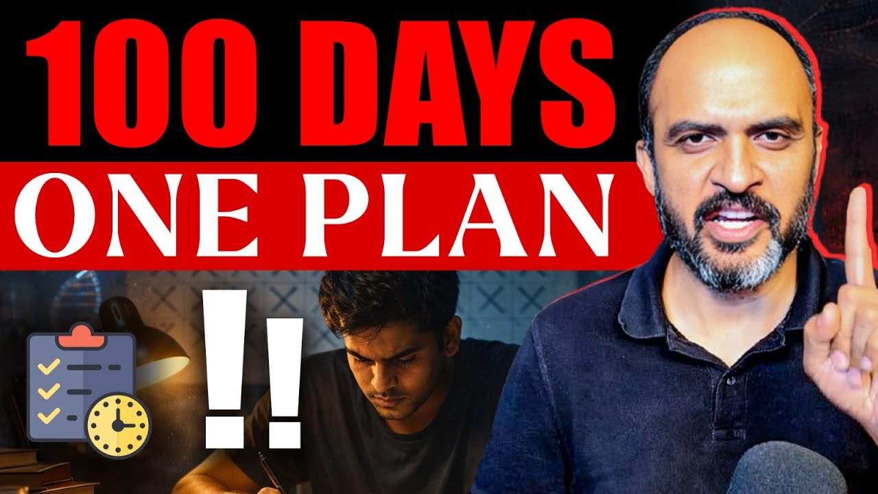 The ONLY 100-Day NEET Plan You Need (Realistic & Proven)!!!