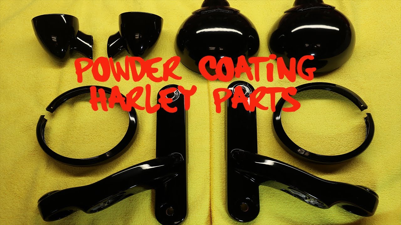 Powder Coating Harley Davidson Light Buckets