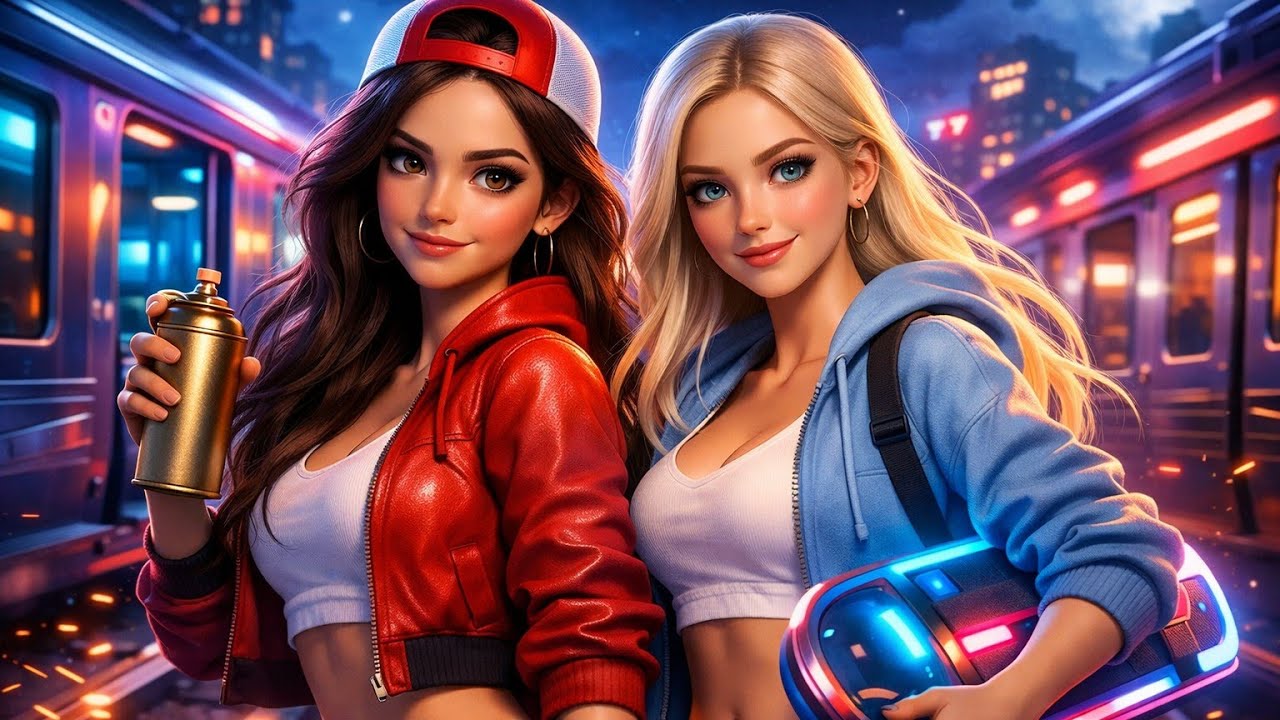 Play Subway Surfers with beautiful Girls | Subway Surfers #shorts #live #viral