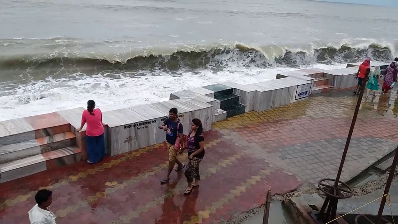 Amphan cyclone in Digha