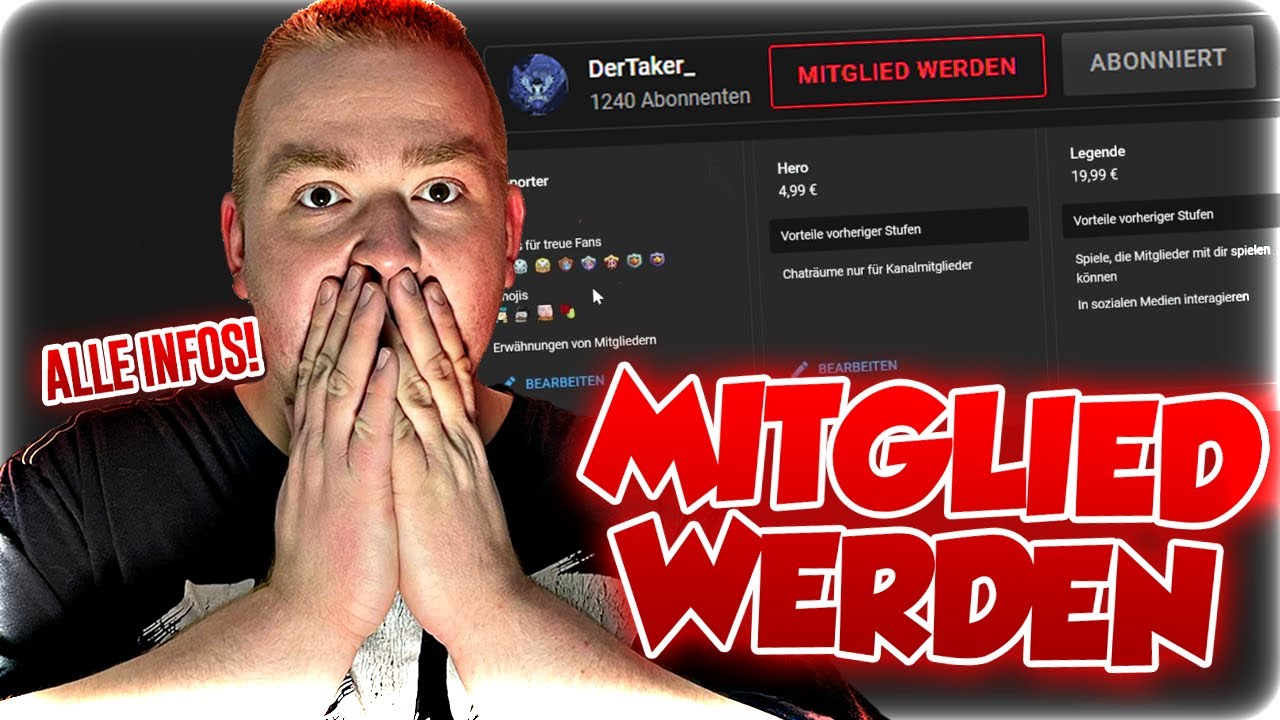 Kanalmitglied werden | Info Video | Exklusive Vorteile