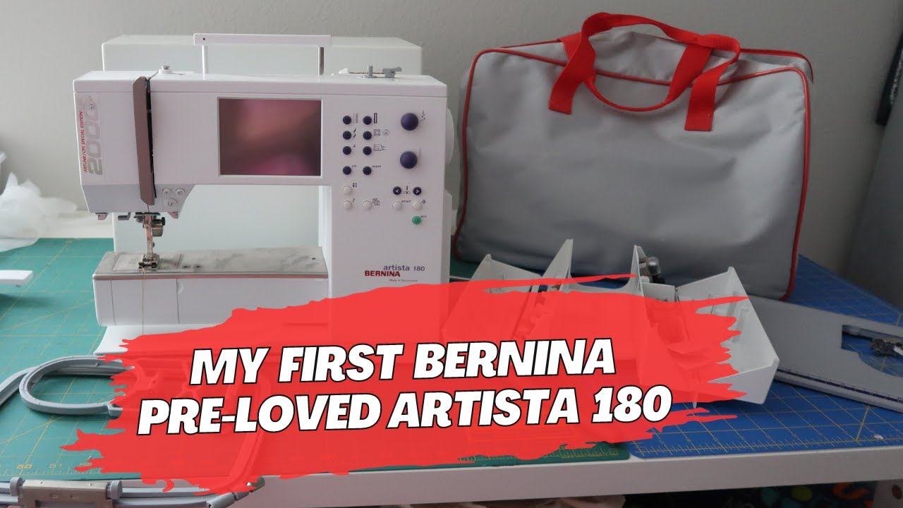 [724]UNBOXING: Bernina Artista 180 Artlink Special Edition 2000 Pre-Owned