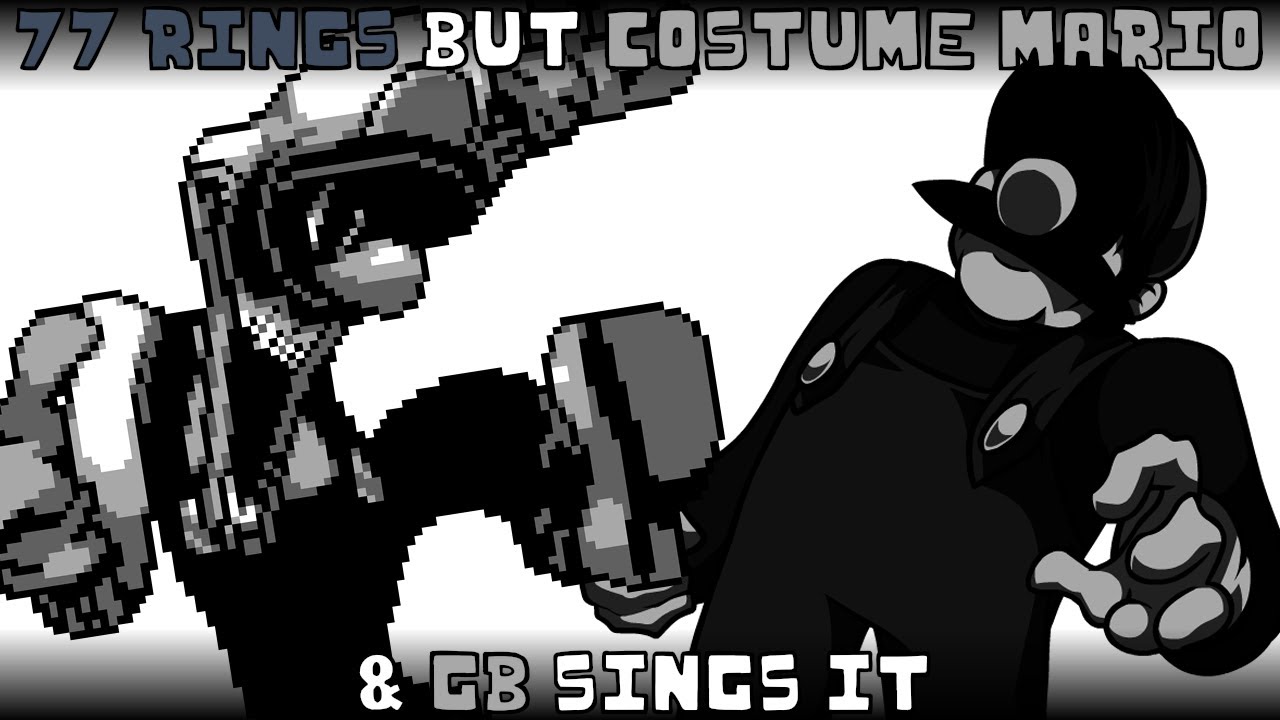 77 Rings but Costume Mario & GB sings it | FNF cover