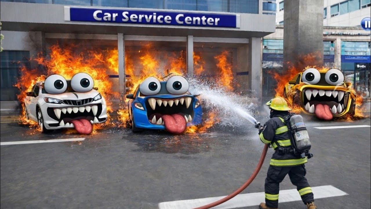 🔥 CRAZY Fire Cars Attack! 3D Driving Class USA Gameplay | STRiET DRiVE 3Dx