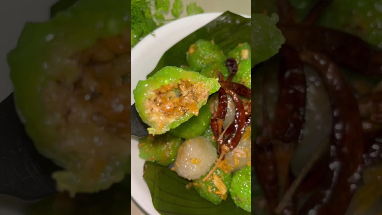 Pork stuffed Tapioca pearls