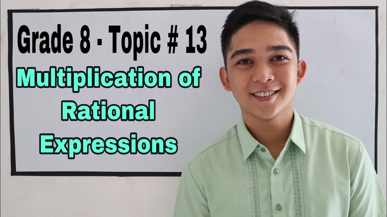 Multiplication of Rational Algebraic Expression I Señor Pablo TV