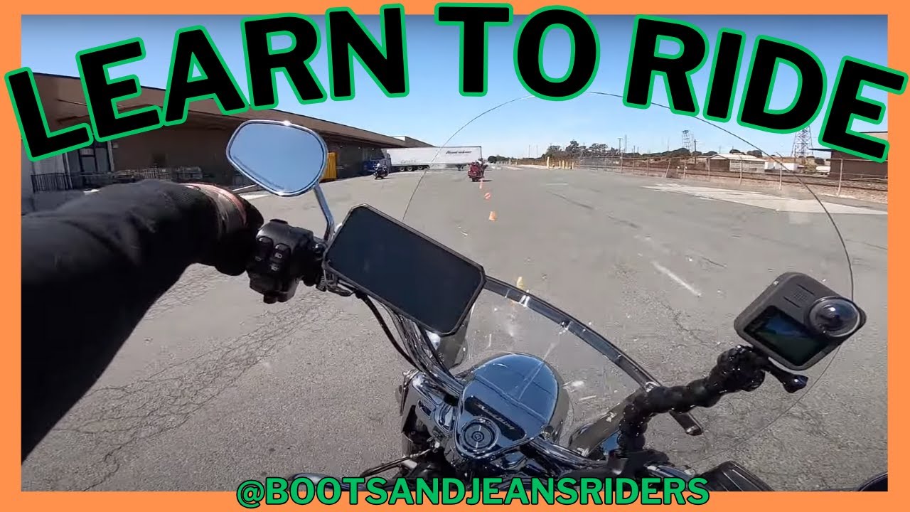 Learn to Ride: Road king on Slow speed Confidence Course, WOW!