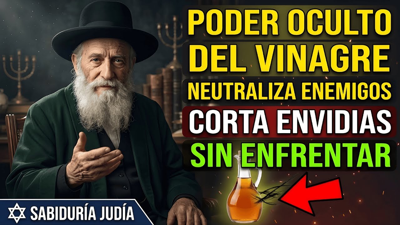 El PODER OCULTO del VINAGRE para NEUTRALIZAR ENEMIGOS y CORTAR ENVIDIAS sin ENFRENTAR | Judía ✅