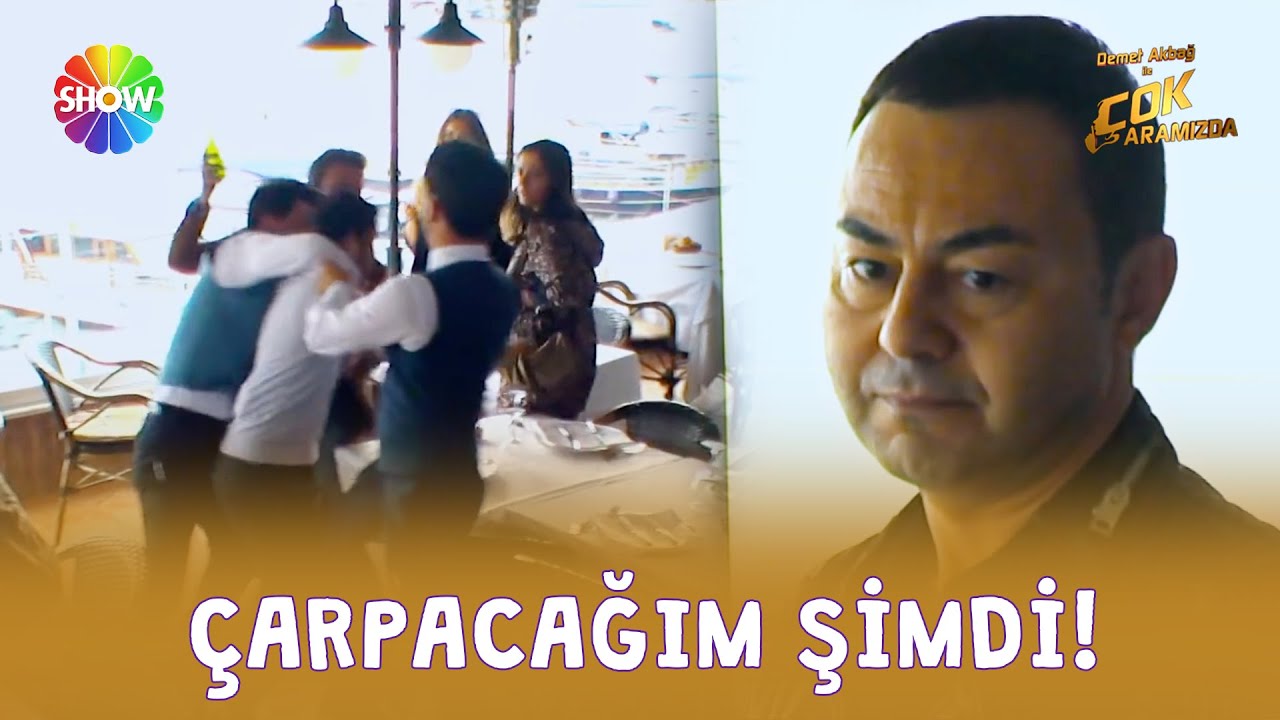 Serdar Orta&ccedil;, sadece restoranda yemek yemek istemişti...  Demet Akbağ ile &Ccedil;ok Aramızda 8. B&ouml;l&uuml;m