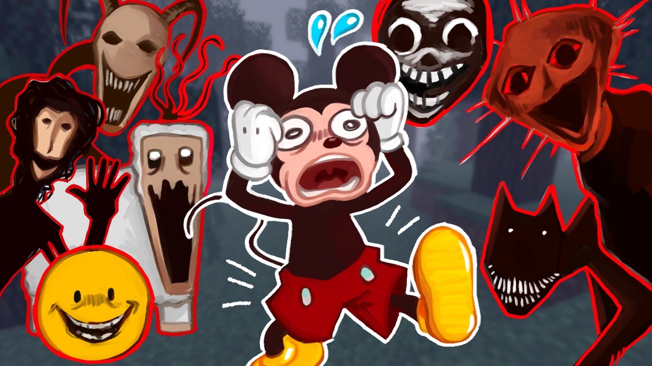 MICKEY играет во ВСЕ ХОРРОР-МОДЫ ДЛЯ MINECRAFT