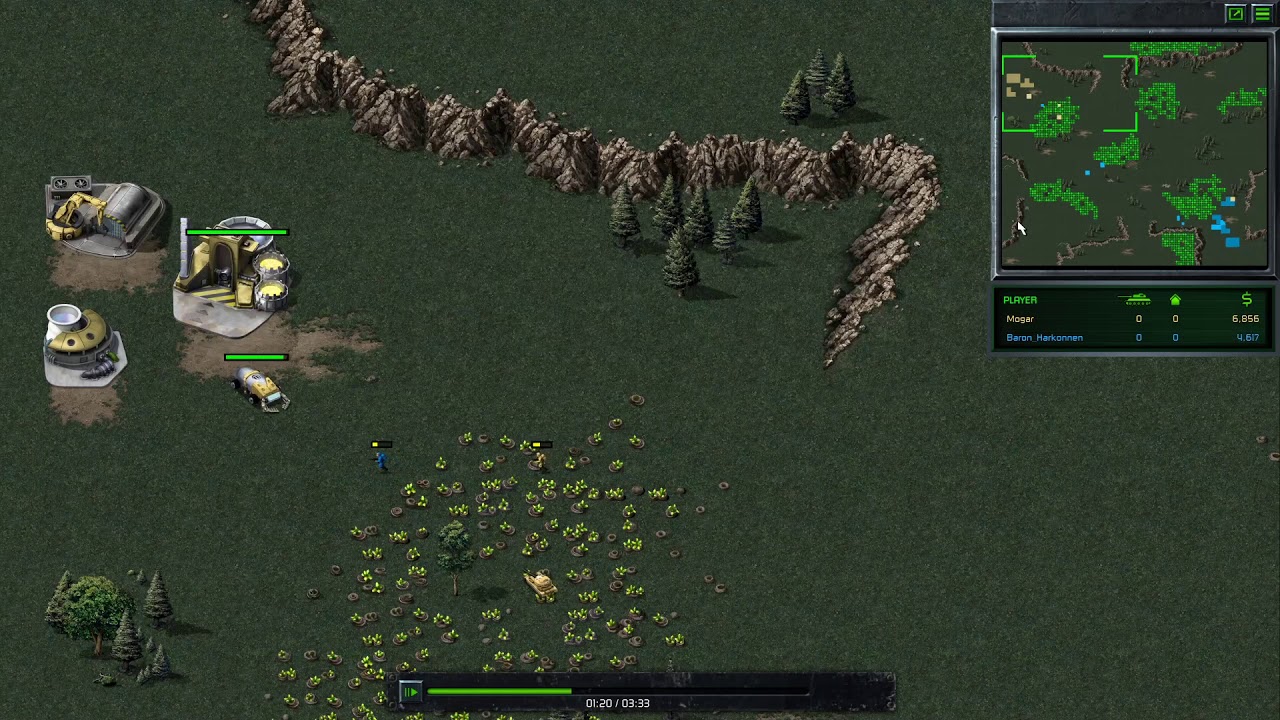 Tiberian Dawn Remaster 1v1 Ranked Match [Baron_Harkonnen (Nod) vs Mogar (Nod)]