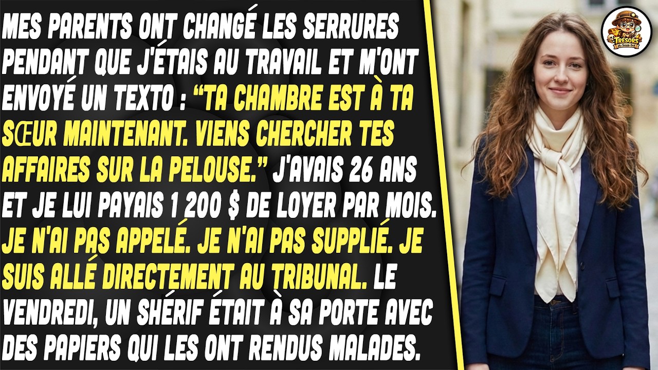 Mes Parents Ont Changé Les Serrures. Les Papiers Du Shérif Les Ont Rendus Malades.