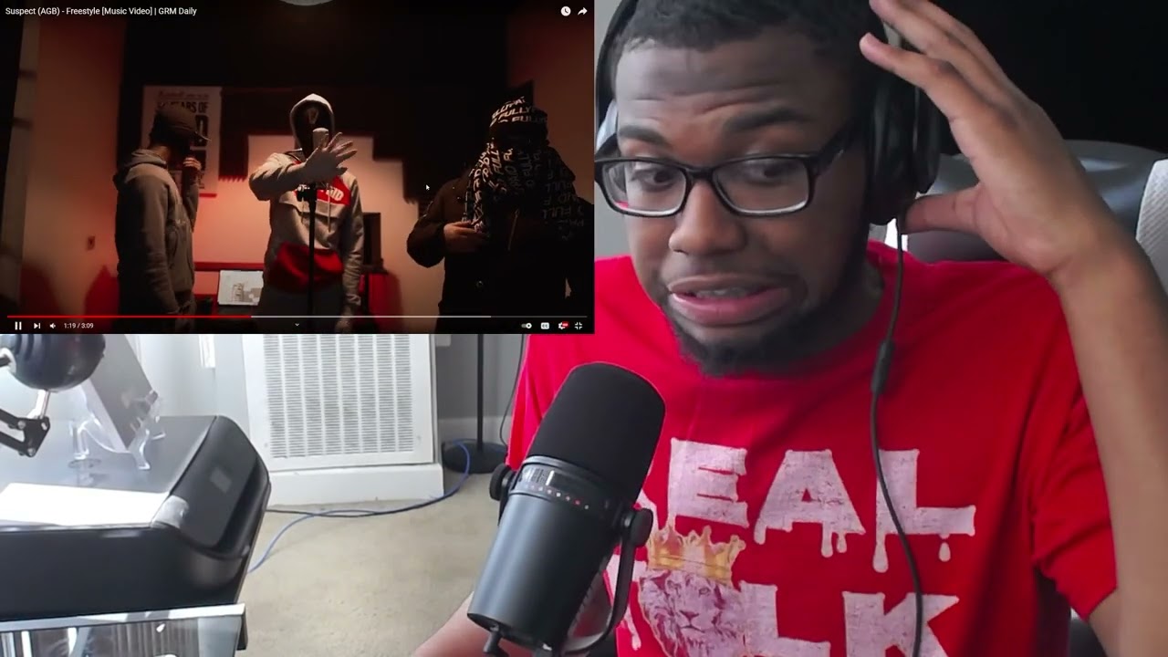 AMERICAN FIRST REACTION TO Suspect (AGB) - Freestyle [Music Video] | GRM Daily