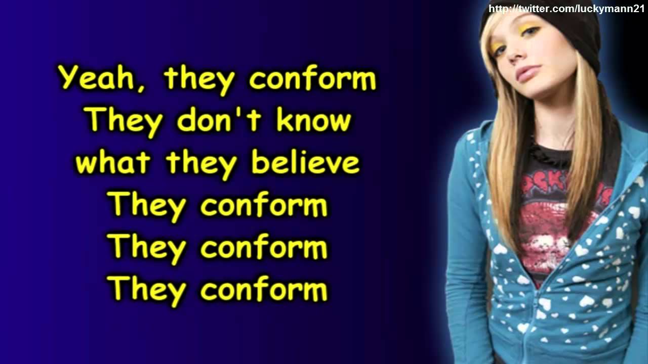 Krystal Meyers - Anticonformity (Lyric Video HD) Female Pop Punk Artist