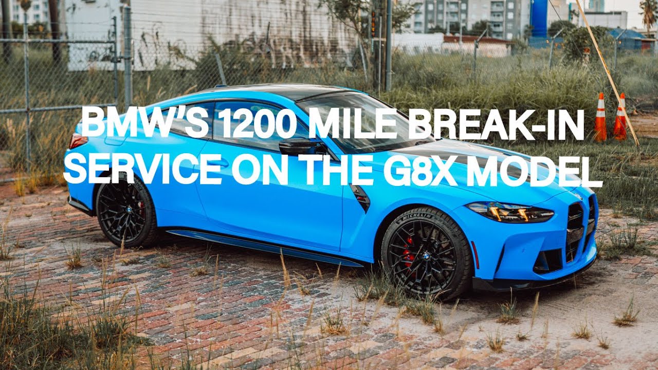 PERFORMING THE 1200 MILE BREAK-IN SERVICE ON MY 2025 G82 M4 CS!