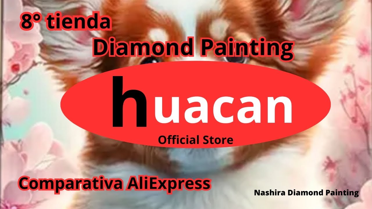 Comparativa, 8° tienda, huacan Official Store, Diamond painting AliExpress