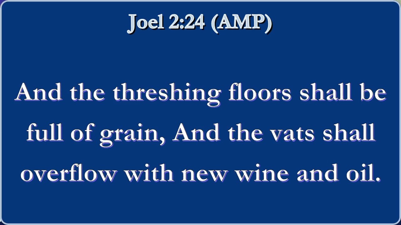 WELCOME TO OUR GRACIOUS MONTH OF ( GOD'S MERCY,  RIGHTEOUSNESS AND RESTORATION), Joel 2:18-28