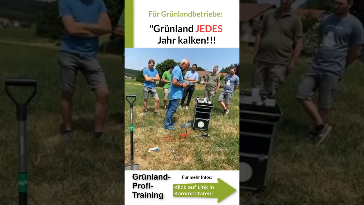 Gr&uuml;nland JEDES Jahr kalken! Am besten mit fein vermahlenem D&uuml;ngekalk!