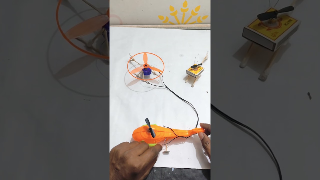 2 Mini RC helicopter flying 🚁 diy RC motor helicopter testing #shorts