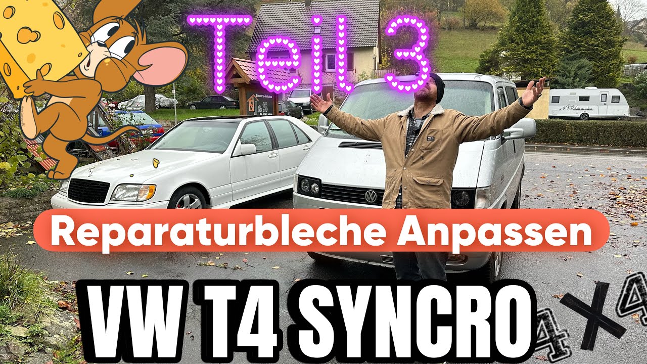 VW T4 Karosserie Reparaturbleche Versiegeln