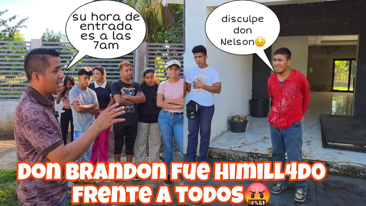 Nelson Le dijo PEREZOSO a Don BRANDON Por llegar Demasiado Tarde al Trabajo🤬podria Perder su trabajo