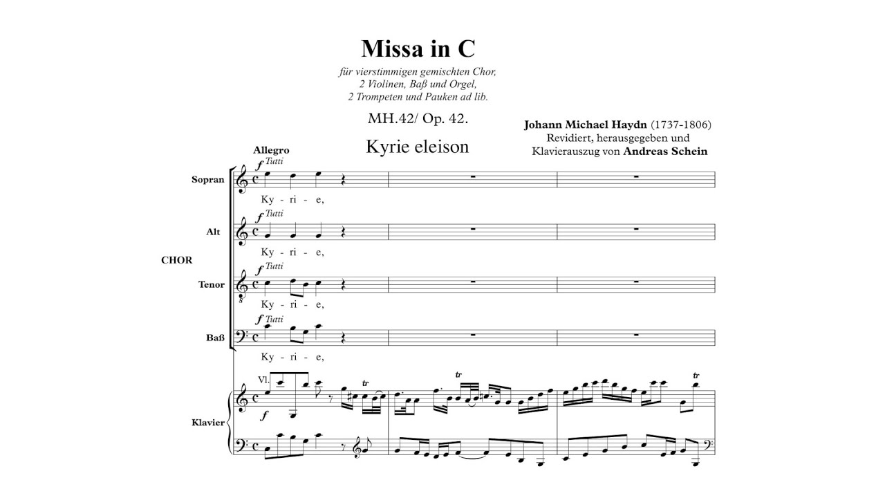 Michael Haydn – Mass in C major