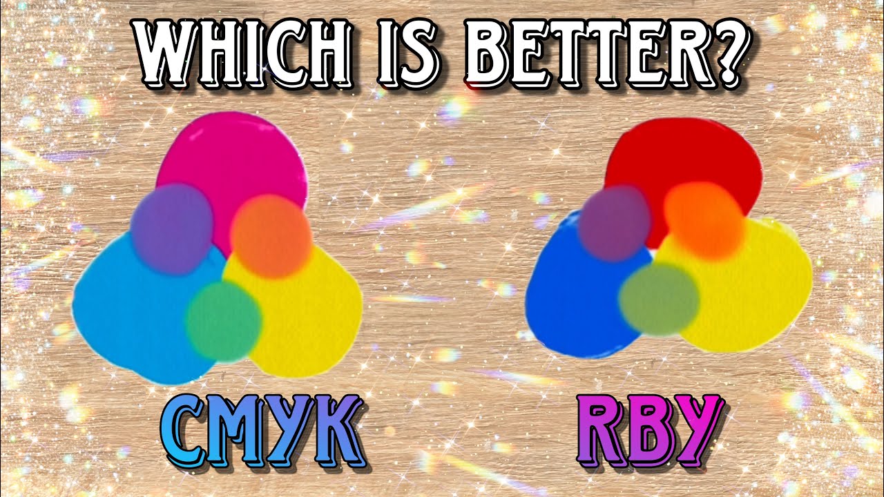 RBY vs. CMYK Color Wheels 🌹🪻🌻Is One Better Than the Other?