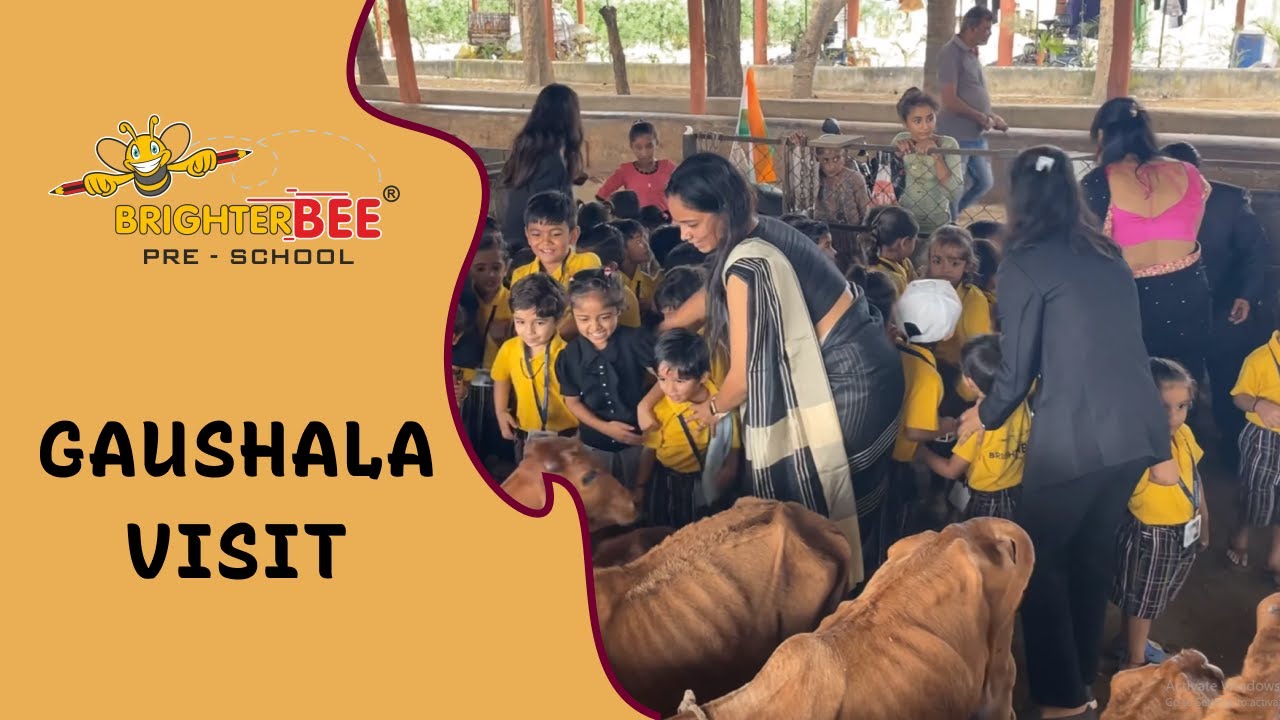 A visit to GAUSHALA by Brighter Bee Pre-school