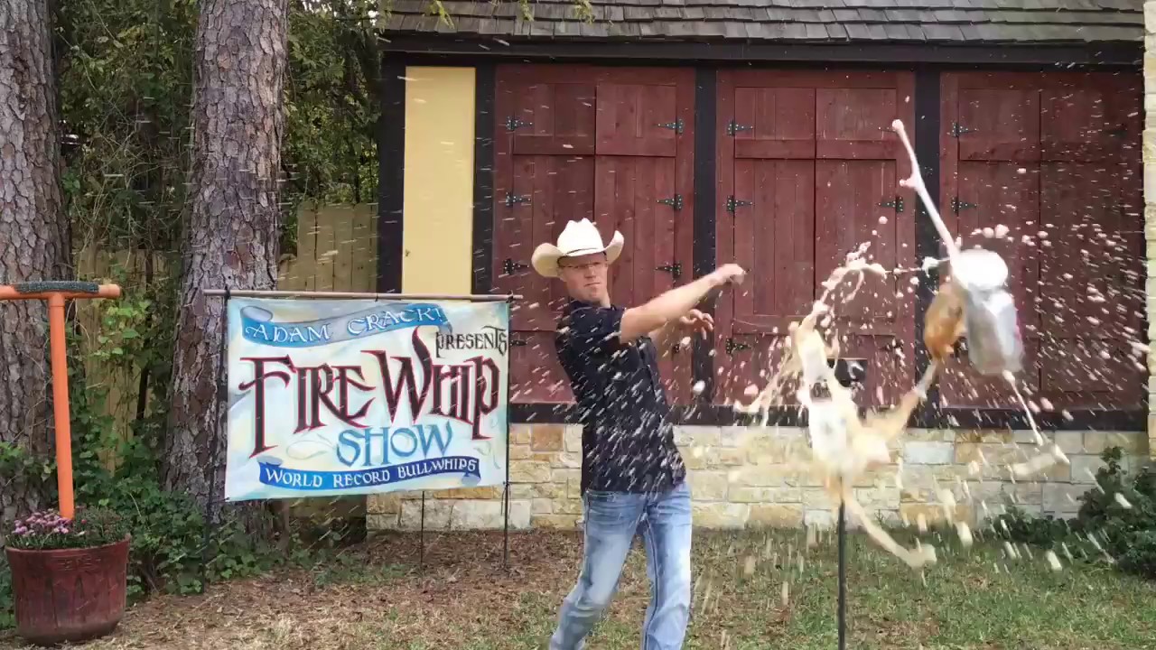 How to Cut Cans with a Whip