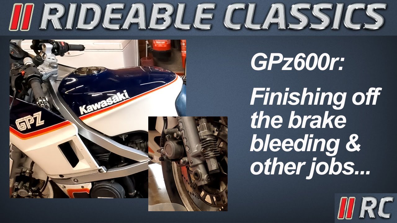 GPz600r:  Final touches to the unexpected maintenance!