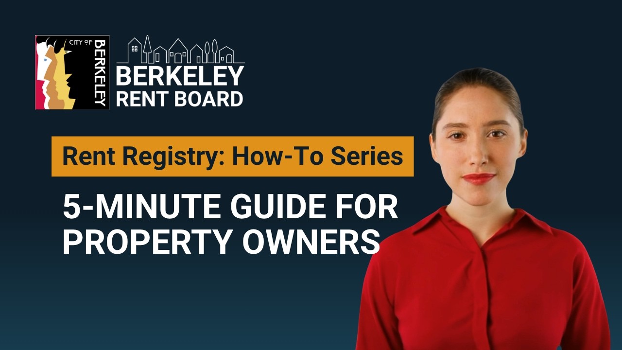 Rent Registry 5-Minute Guide for Property Owners
