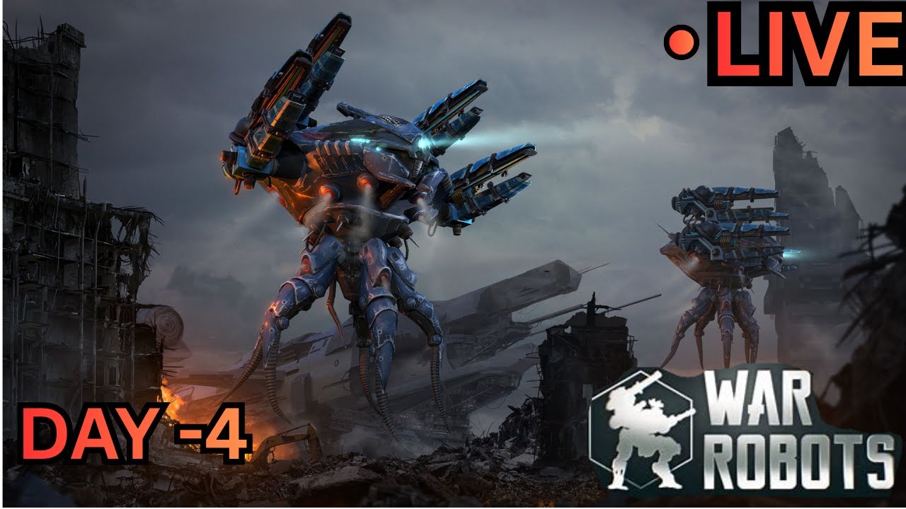 | WAR ROBOTS CHILL LIVE STREAM DAY 4#warrobotslive #warrobotsindia #warrobots