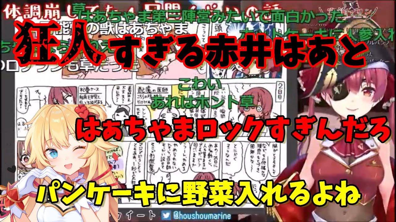 狂人ムーブすぎる、はぁちゃまに笑いが止まらなくなる宝鐘マリン　【ホロライブ　宝鐘マリン】
