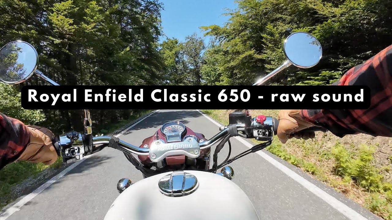 Royal Enfield Classic 650 RAW sound [uphill ride - Sljemenska cesta]