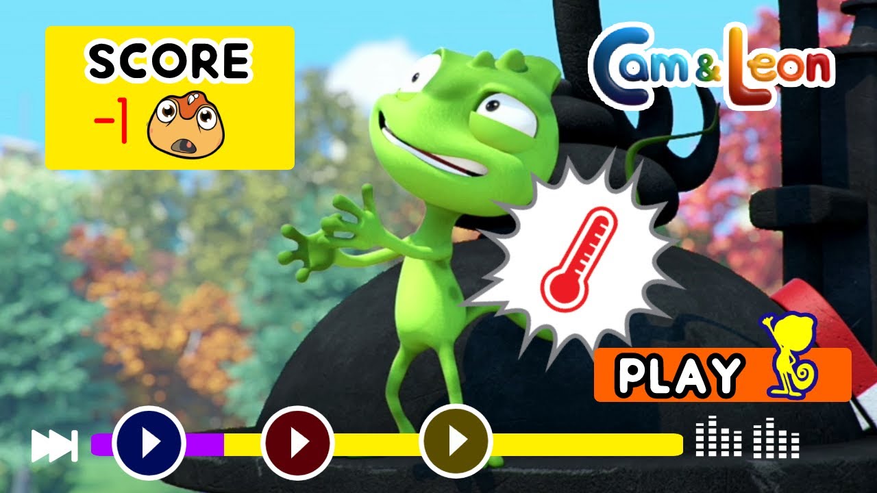 Cam & Leon | LEON'S LEAST LUCKY MOMENTS | Game Score | Funny Cartoon | Cartoon for Kids