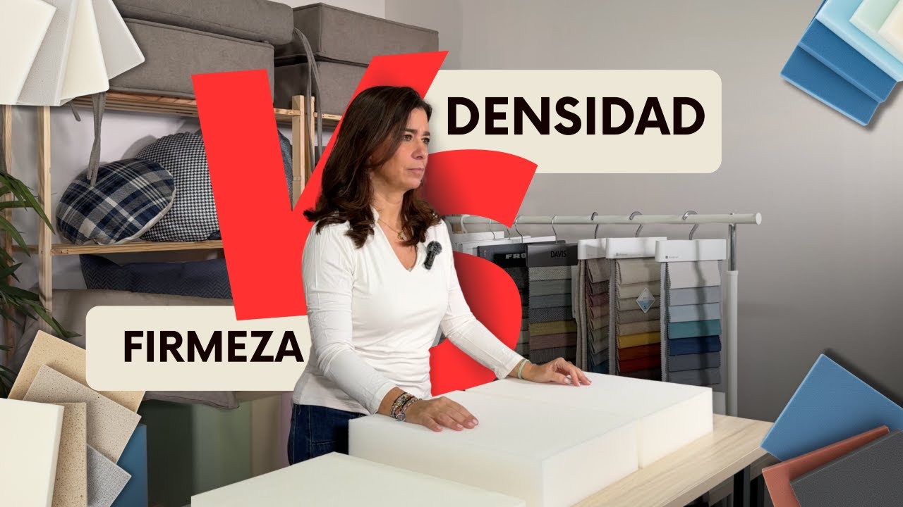 Diferencia entre densidad y comportamiento de la espuma