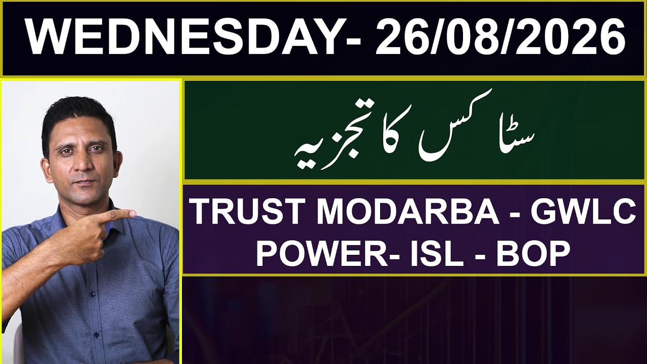 STOCKS ANALYSIS | TRUST MODARBA - GWLC - POWER - ISL - BOP | Mustafa Asghar | #psx
