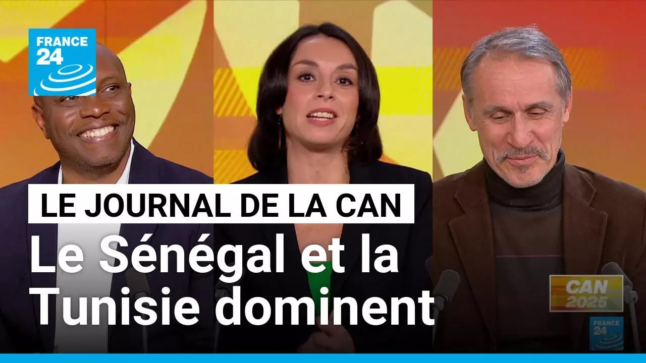 CAN 2025 : le S&eacute;n&eacute;gal et la Tunisie d&eacute;roulent face au Botswana et &agrave; l'Ouganda &bull; FRANCE 24