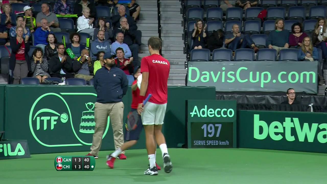 Vasek Pospisil - Davis Cup Halifax 2016