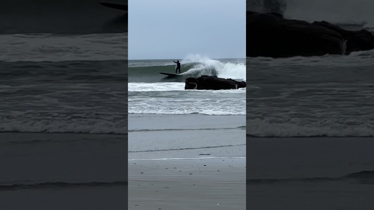 BEST WAVES MAINE HAS SEEN IN A LONG TIME! #shortsvideo