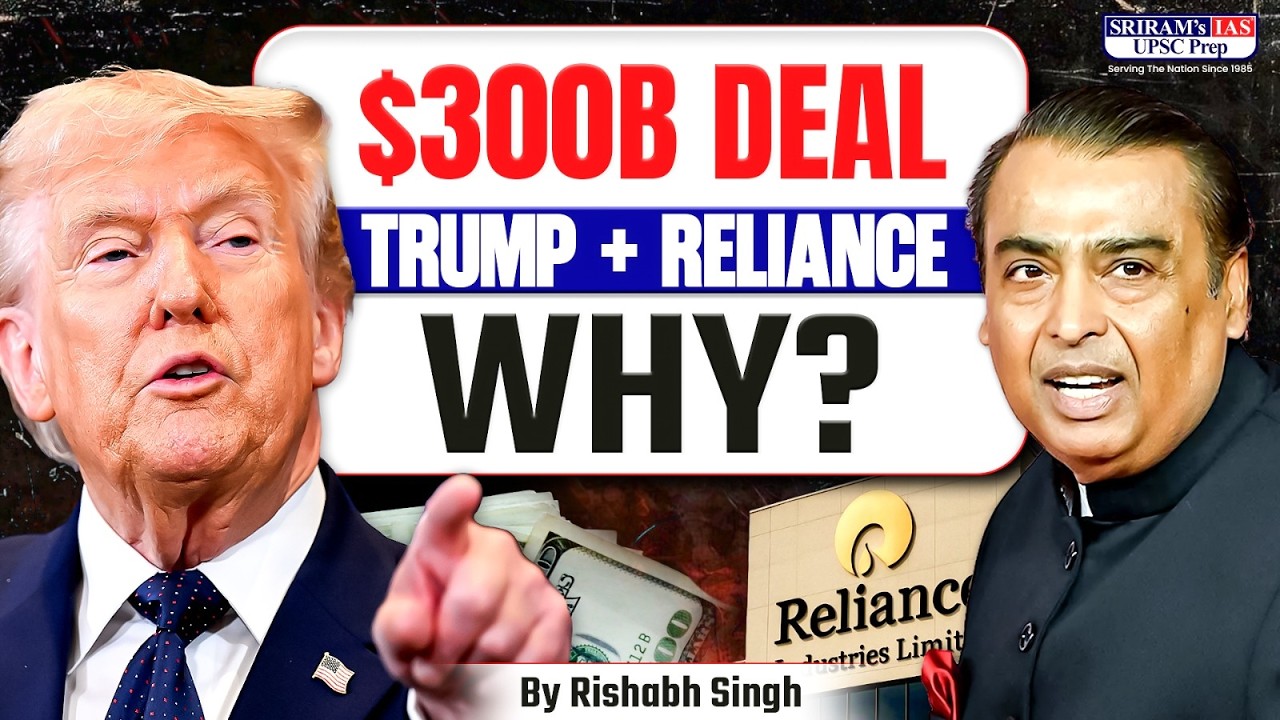 Trump Announces $300 Billion Oil Deal with Reliance #Trump #reliance #ambani   #IndiaUSPartnership