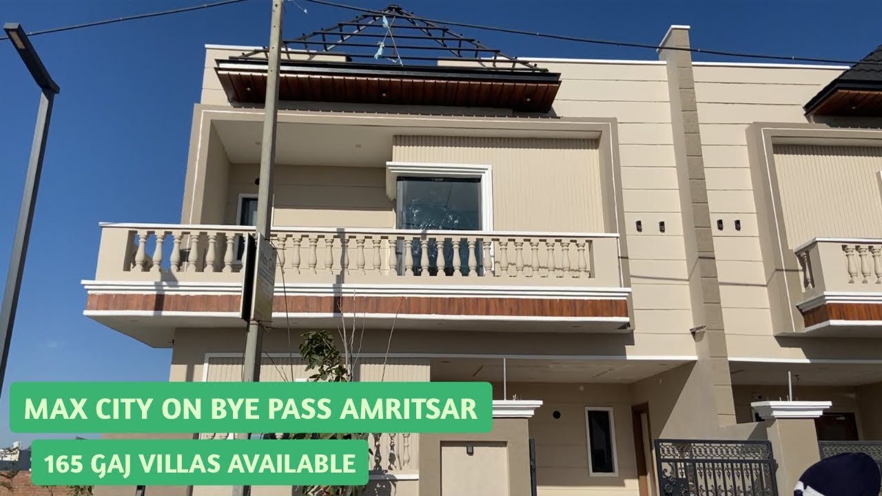 165 sq yard modern classical villa in Max City Amritsar near Sada Pind | Max city Villas