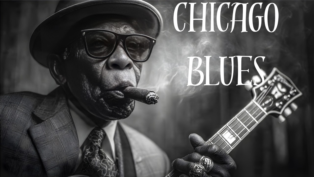 Chicago After Dark – Relaxing Blues Guitar for Late Night Drinks
