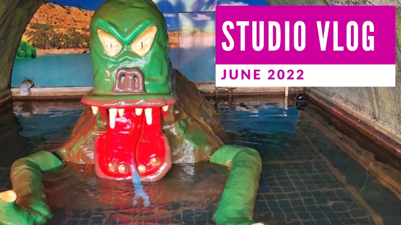 🕸️STUDIO VLOG JUNE 2022🕸️ - Murray Bridge Bunyip, visiting art exhibitions, 'Art Is For Losers'
