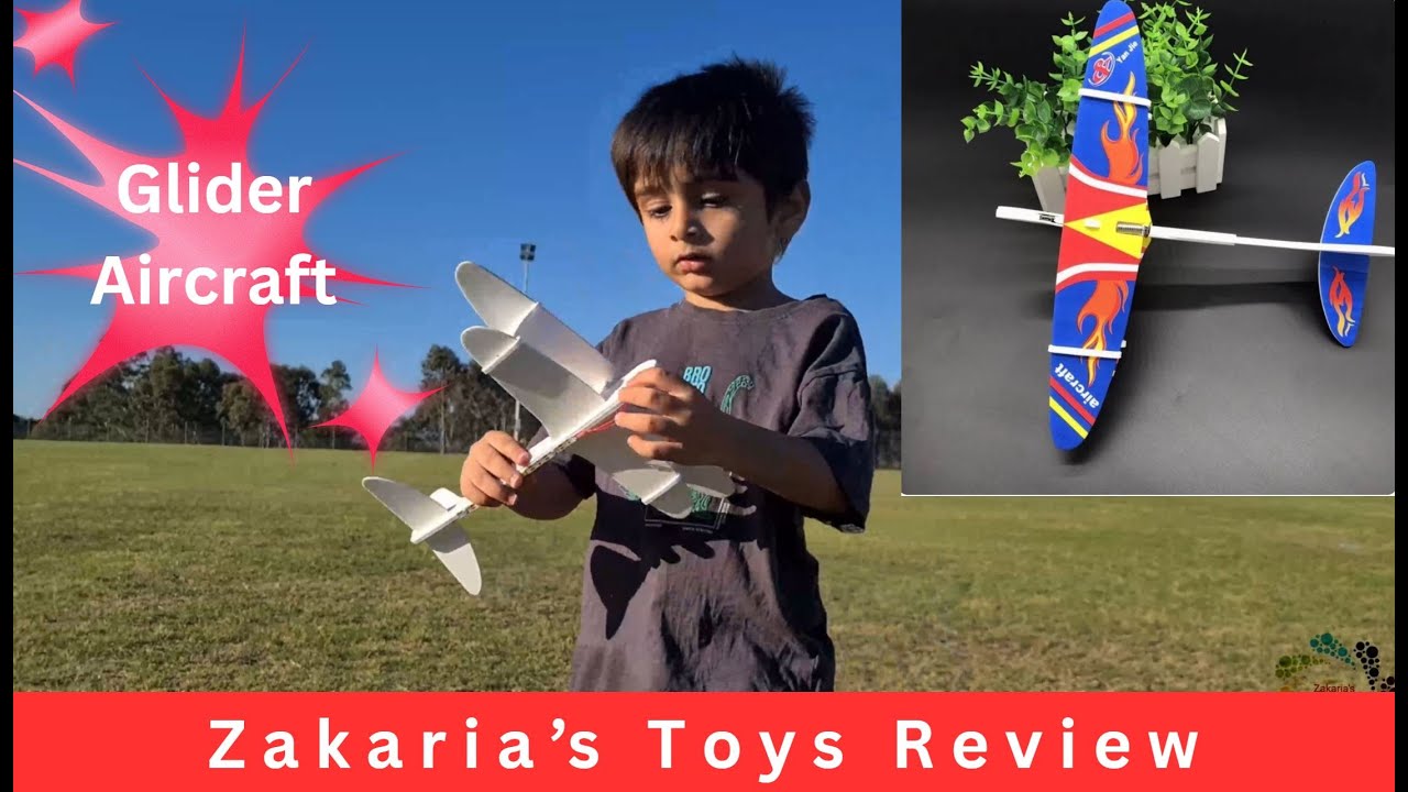 High Flying Electric Foam Glider Aircraft | Outdoor Hand Launch Throwing Airplane